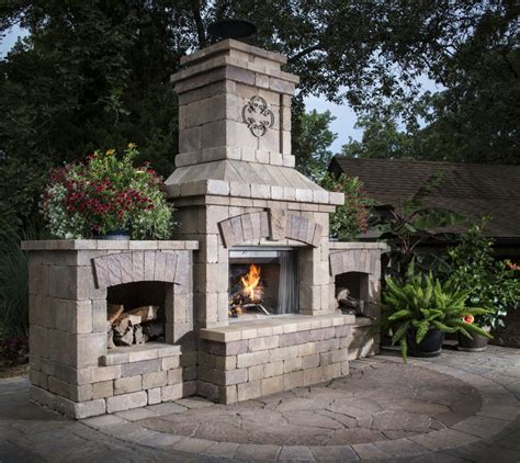 Outdoor Fireplace Design Ideas Outdoor Living By Belgard