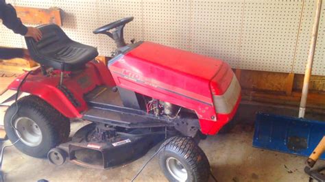 Mtd Lawn Tractor 115hp 38 Cut Test For Auction Mower 1990 Riding