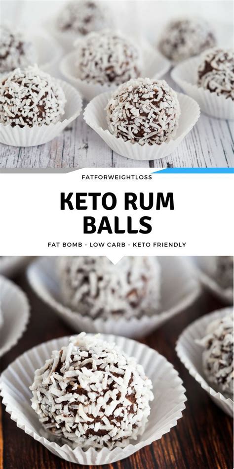 These snacks make the perfect addition to any 10 healthy christmas treats to serve this holiday season. Keto Rum Balls | Recipe | Low carb desserts, Christmas ...
