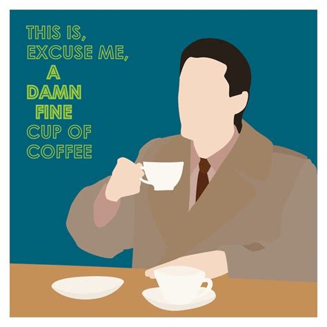 Twin Peaks Damn Fine Coffee Agent Cooper X Giclee Etsy