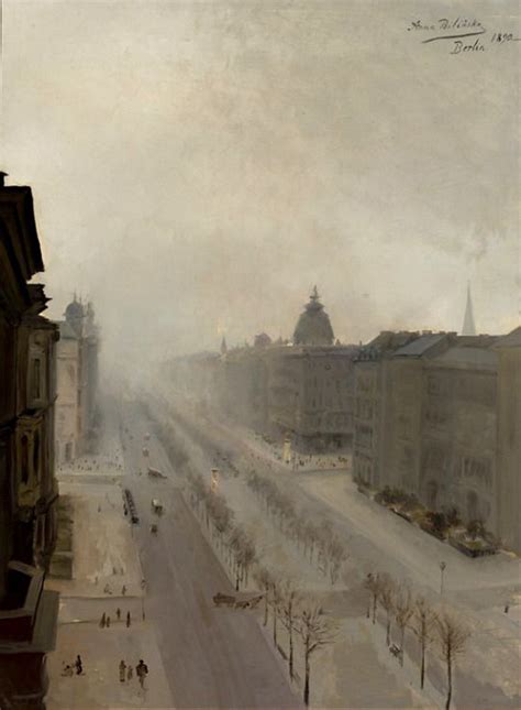 Unter Den Linden Street In Berlin 1890 By Anna Bilińska