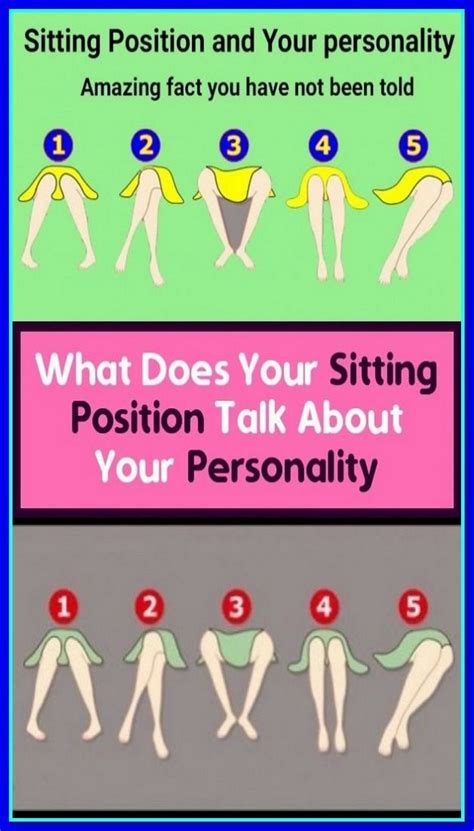 What Does Your Sitting Position Talk About Your Personality Health Facts Health Tips Beauty