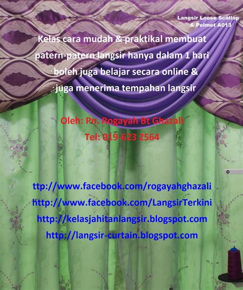 Untuk membuat rumah diperlukan gambar desain rumah idaman agar nantinya mudah dalam membangun rumah tersebut yang sesuai dengan keinginan anda. Belajar Jahit Langsir Cara Mudah Hanya dlm 1 Hari ...