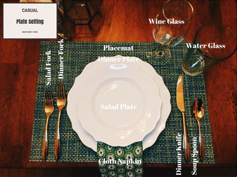 Casual Table Setting In Seven Easy Steps — Wildflower Pearl