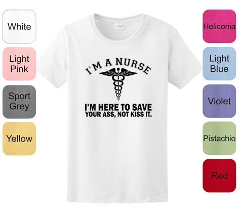 nurse i m here to save your ass not kiss it ladies etsy