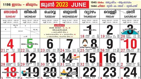 Malayalam Calendar 2023 Kerala Festivals Kerala Holidays 51 Off