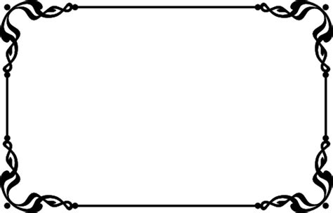 PNG Scroll Border Transparent Scroll Border PNG Images PlusPNG
