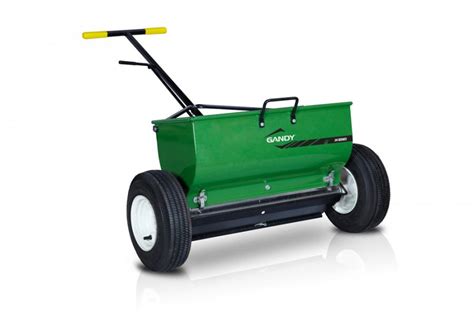 24 Variable Rate Drop Spreader With Push Handle And 13 Pneumatic