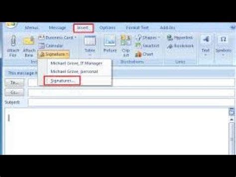 How To Create Signature On Outlook YouTube