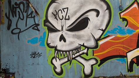 Graffiti Decoratie Skull And Gratis Foto Op Pixabay Pixabay