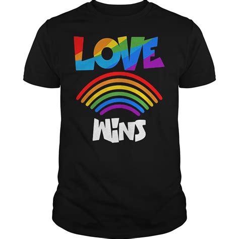 Love Wins Rainbow Lgbt Shirt
