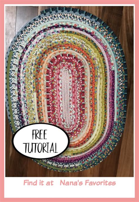 Jelly Roll Sewing Jelly Roll Race Quilt Braided Rag Rug Diy Round