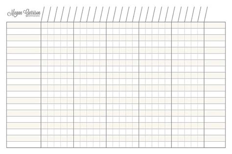 Printableblankchartswithrows Printable Graph Paper Graphing