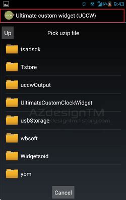 UCCW Ultimate custom widget 사용법 및 스킨 적용방법