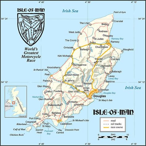 221 sq mi (572 sq km). Isle Of Man Map Poster by Gary Grayson