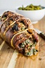 Baked Stuffed Flank Steak - Homemade Hooplah