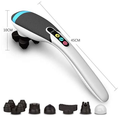 Multi Function Rechargeable Massage Device Vibrating Kneading Shoulder Back Neck Massager For