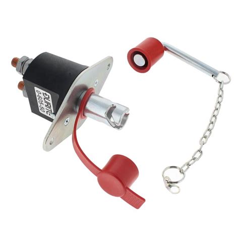 Heavy Duty Battery Isolator With Removable Key And Splashproof Cover