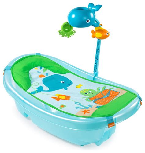 Get bath tubs & seats at buybuybaby. Ocean Buddies Newborn to Toddler bath Tub with toy Bar ...
