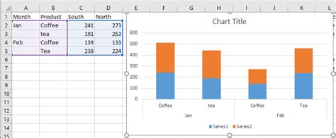 How To Split A Stacked Chart In Excel Vrogue