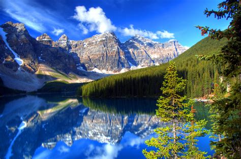 Moraine Lake Banff Canadian Rockies Jigsaw Puzzle In Great Sightings