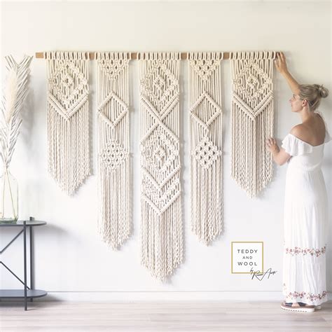 Wall Décor Home And Living Hanging Wall Macrame Jp