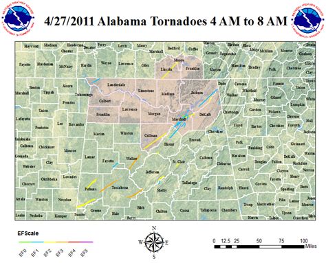 Altn Tornado Tracks April 27th 2011