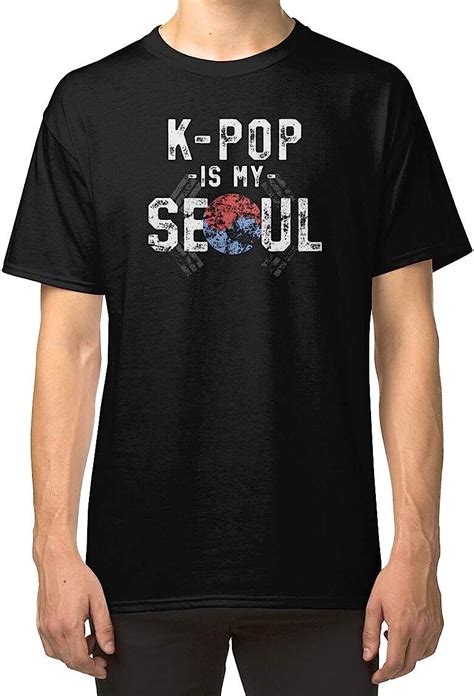 K Pop Is My Soul K Pop T Shirt Korean Flag Music Obsession Classic