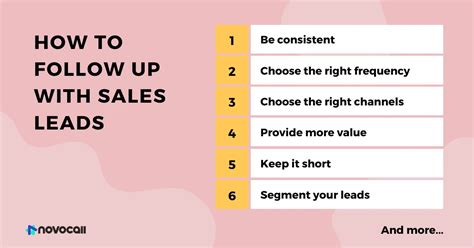 8 Best Practices To Follow Up With Sales Leads Successfully