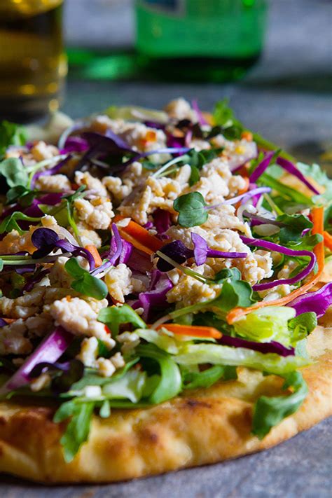 Larb Chicken Flatbread Bakers Royale