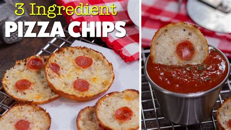 Pair with your favorite dip, with nachos and queso or eat 'em straight out of the bag! Simple Low Carb Pizza Chips | High Protein Snack - YouTube
