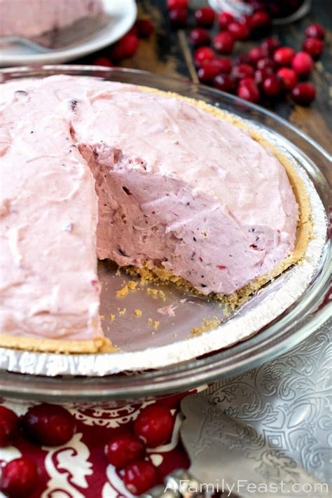 this no bake cranberry cream pie couldn t be any easier to make cranberry pie filling