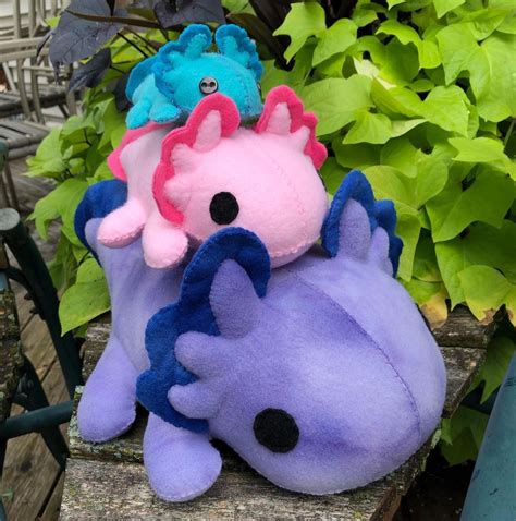 Georgia On Instagram The 3 Sized Of Axolotls I Make On Top Is My