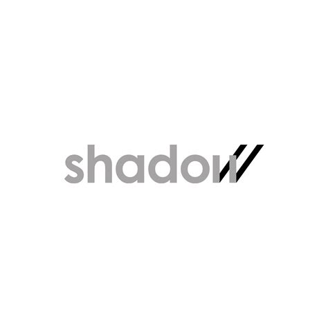 Shadow By Finalidea Creative Logo Shadow Logo Hand Lettering Logo