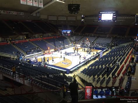 Gampel pavilion has an official seating capacity of 10,167. Section 6 at Gampel Pavilion - RateYourSeats.com