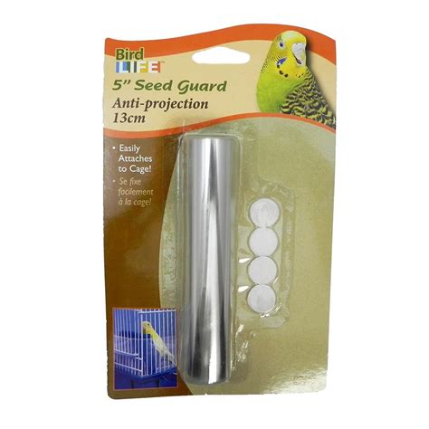 cage seed guard plastic  inches bird seed guards