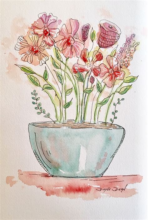 Watercolor Flower Prints Watercolor Flowers Tutorial Watercolor Art