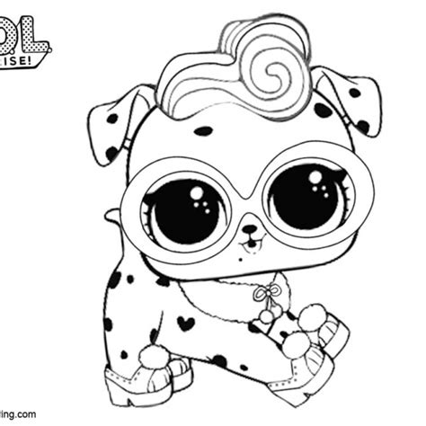 Lol Pets Coloring Pages Honey Bun Free Printable Coloring Pages