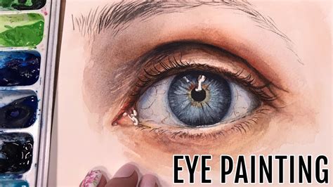 How To Paint A Realistic Eye With Watercolor Youtube