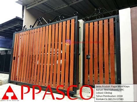 Model pagar minimalis desain & contoh gambar terbaru yang modern, dari: Pagar Minimalis Kombinasi Grc - DhigJaya Steel