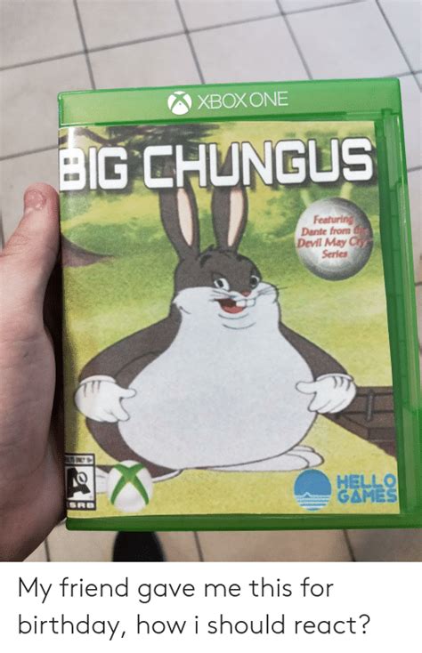 Xbox One Big Chungus Featuring Dante From Devil May C Series НЕ Hello