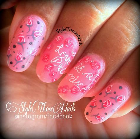 Style Those Nails Love Is A Promise A Promise Day Nail Art Nails