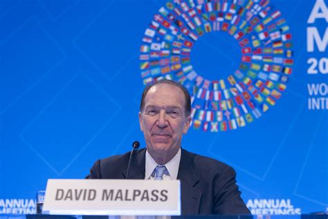 World Bank Group President David Malpass Opening Press Conference A
