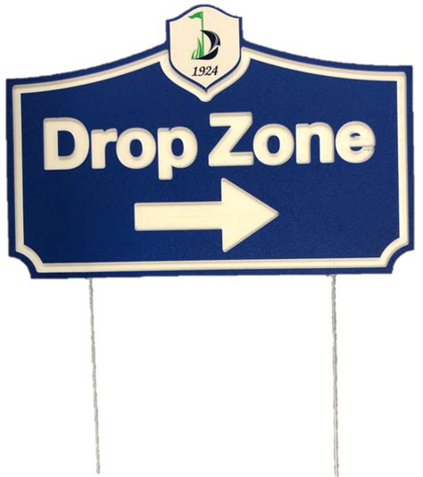 Drop Zone Signs Municipal Supply And Sign Co