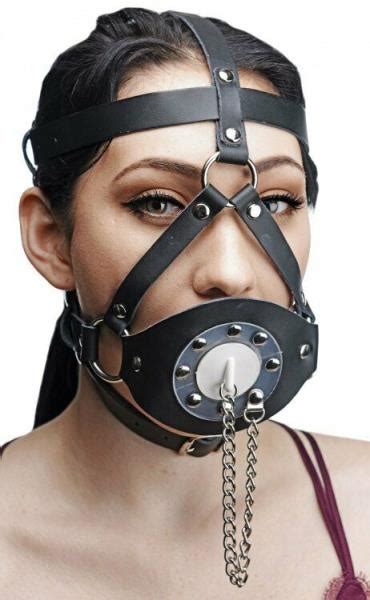 Plug Your Hole Open Mouth Leather Head Harness 848518022868 Ebay