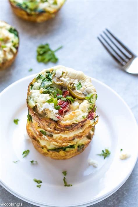 Place your thermometer into the water and begin heating the water to 140ºf. Mediterranean Egg White Breakfast Cups Recipe - Cooking LSL