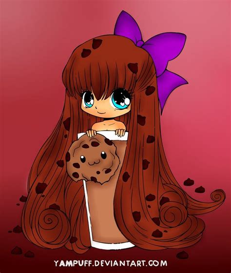 Chibi Cookie Line Art Anime