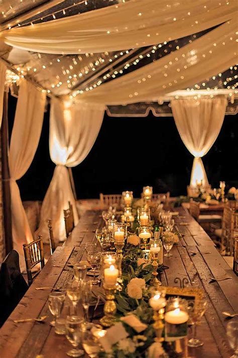 light up your wedding elegant candle and light ideas for your special day