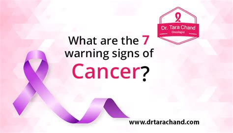 What Are The Warning Signs Of Cancer Drtarachand