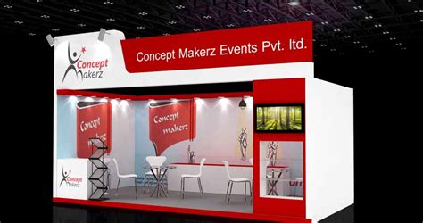 6x3 Stall On Rent 1 Side Open Trade Show Booth Design And Exhibit